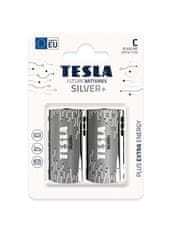 TESLA - baterie C SILVER+, 2ks, LR14