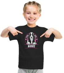 STRIKER Dětské tričko Basset Dětská velikost: 12 let