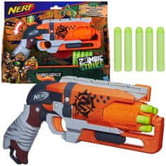 JOKOMISIADA  Nerf Zombie Strike Hammer Pistol + 5 nábojů Za4579