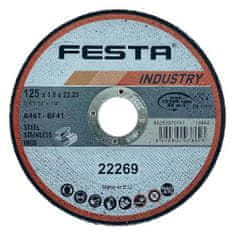 Festa Kotouč řezný kov Ø 125 x 1,6 mm, FESTA INDUSTRY