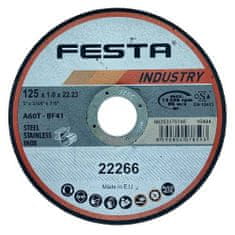 Festa Kotouč řezný kov Ø 125 x 1 mm INDUSTRY