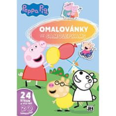 Omalovánky se samolepkami Peppa Pig