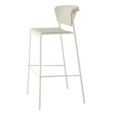 Intesi Barová židle Lisa 75 cm bílá