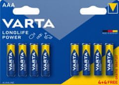 Varta baterie Longlife Power AAA, 4+4ks