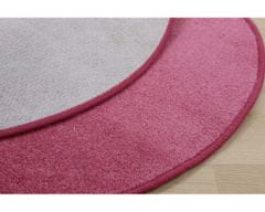 Vopi Kusový koberec Eton růžový srdce 100x120 srdce