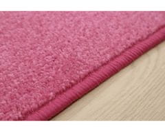 Vopi AKCE: 65x610 cm Metrážový koberec Eton růžový 11 - neúčtujeme odřezky z role! (Rozměr metrážního produktu Bez obšití)