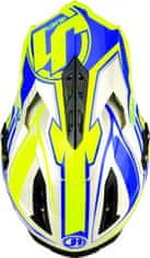 JUST 1 HELMETS Moto přilba JUST1 J12 FLAME žluto/modrá XL