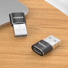 Kaku KSC-530 adaptér USB / USB-C, černý