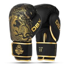 DBX BUSHIDO boxerské rukavice Gold Dragon velikost 8 oz