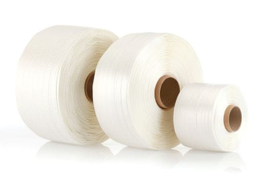 CZECHOBAL, s.r.o. PES vázací páska příčně tkaná 13 mm, návin 1100 bm