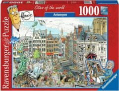 Ravensburger Puzzle Města světa: Antverpy 1000 dílků