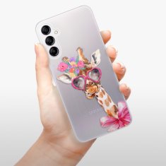 iSaprio Silikonové pouzdro - Lady Giraffe pro Samsung Galaxy A14 / A14 5G