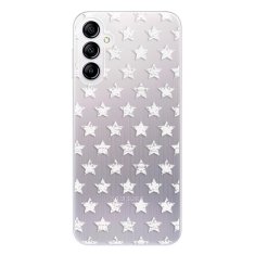 iSaprio Silikonové pouzdro - Stars Pattern - white pro Samsung Galaxy A14 / A14 5G