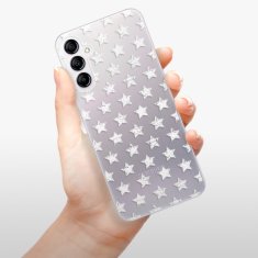 iSaprio Silikonové pouzdro - Stars Pattern - white pro Samsung Galaxy A14 / A14 5G