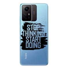 iSaprio Silikonové pouzdro - Start Doing - black pro Xiaomi Redmi Note 12S