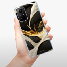 iSaprio Silikonové pouzdro - Black and Gold pro Xiaomi Redmi Note 12S