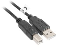 Lanberg Kabel USB 2.0 M - USB 2.0 B M, 5m