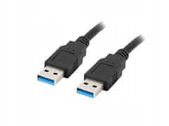 Lanberg Kabel USB A - USB A 3.0 1.8m