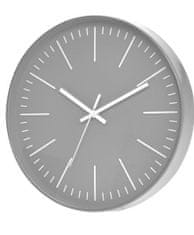 SEGNALE Nástěnné hodiny 30 cm šedé