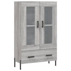 Vidaxl Skříň highboard šedá sonoma 69,5 x 31 x 115 cm kompozitní dřevo