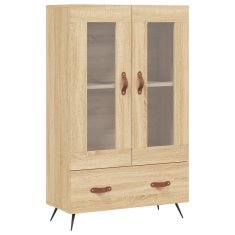 Vidaxl Skříň highboard dub sonoma 69,5 x 31 x 115 cm kompozitní dřevo