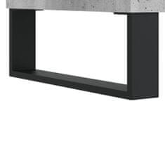 Vidaxl Skříň highboard betonově šedá 34,5x34x180 cm kompozitní dřevo