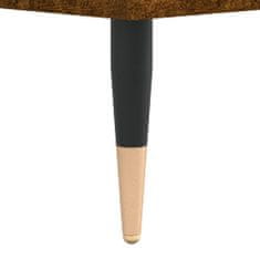 Vidaxl Konferenční stolek kouřový dub 60 x 60 x 30 cm kompozitní dřevo