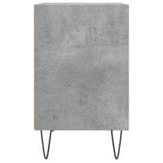 Greatstore Noční stolky 2 ks betonově šedé 40x30x50 cm kompozitní dřevo