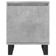 Greatstore Noční stolek betonově šedý 40 x 30 x 50 cm kompozitní dřevo