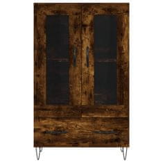 Greatstore Skříň highboard kouřový dub 69,5 x 31 x 115 cm kompozitní dřevo