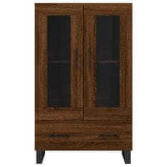 Greatstore Skříň highboard hnědý dub 69,5 x 31 x 115 cm kompozitní dřevo