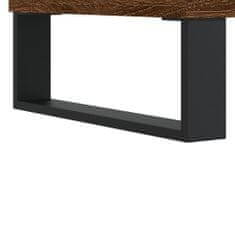 Vidaxl Skříň highboard hnědý dub 34,5 x 34 x 180 cm kompozitní dřevo