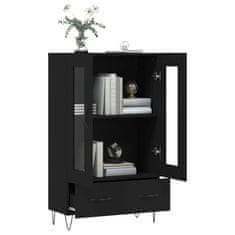 Vidaxl Skříň highboard černá 69,5 x 31 x 115 cm kompozitní dřevo