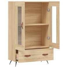 Vidaxl Skříň highboard dub sonoma 69,5 x 31 x 115 cm kompozitní dřevo