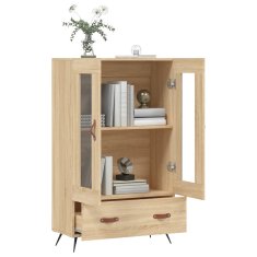 Vidaxl Skříň highboard dub sonoma 69,5 x 31 x 115 cm kompozitní dřevo