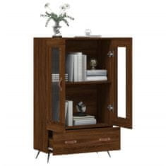 Greatstore Skříň highboard hnědý dub 69,5 x 31 x 115 cm kompozitní dřevo