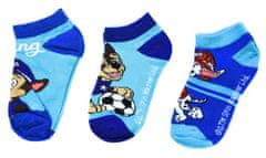 SETINO Chlapecké kotníkové ponožky Cool Pup Tlapková Patrola 3 ks 31–34 Modrá