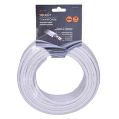 Solight  Koaxiální kabel CC120, 20m, bílý