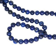 Kraftika 14pcsdark blue lazurite smooth stone round stone beads