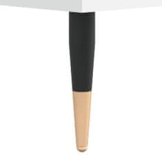 Greatstore Noční stolek bílá 40x35x50 cm kompozitní dřevo
