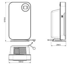 Faber AIR HUB PORTABLE WH MATT Čistička vzduchu