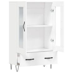 Greatstore Skříň highboard bílá 69,5 x 31 x 115 cm kompozitní dřevo