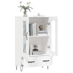 Greatstore Skříň highboard bílá 69,5 x 31 x 115 cm kompozitní dřevo