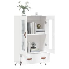 Greatstore Skříň highboard bílá 69,5 x 31 x 115 cm kompozitní dřevo