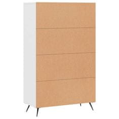 Greatstore Skříň highboard bílá 69,5 x 31 x 115 cm kompozitní dřevo