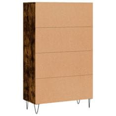 Greatstore Skříň highboard kouřový dub 69,5 x 31 x 115 cm kompozitní dřevo