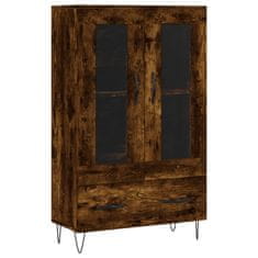 Greatstore Skříň highboard kouřový dub 69,5 x 31 x 115 cm kompozitní dřevo