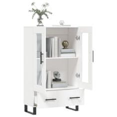 Greatstore Skříň highboard bílá 69,5 x 31 x 115 cm kompozitní dřevo