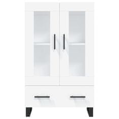 Greatstore Skříň highboard bílá 69,5 x 31 x 115 cm kompozitní dřevo