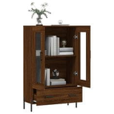 Greatstore Skříň highboard hnědý dub 69,5 x 31 x 115 cm kompozitní dřevo